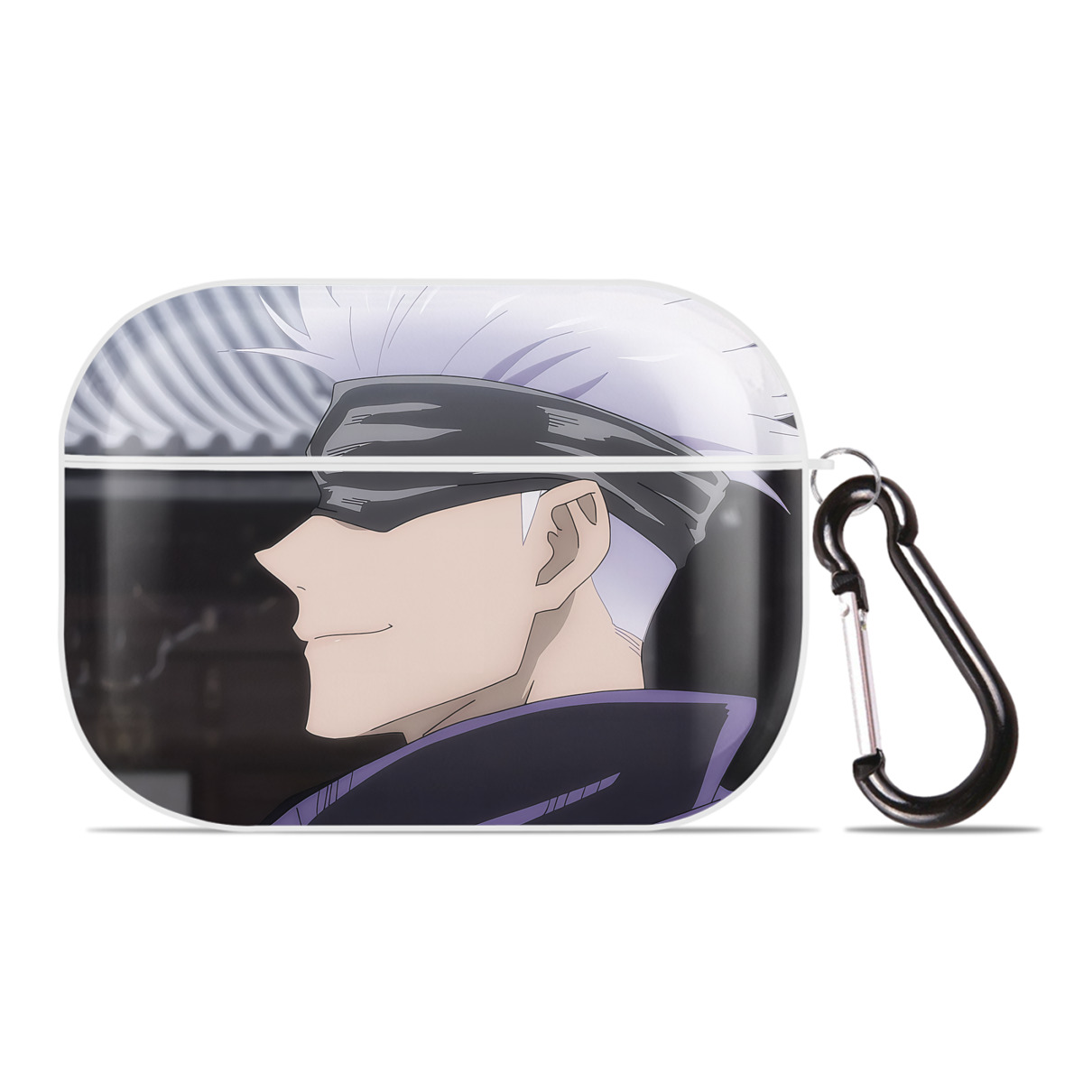 （画像用） 呪術廻戦 Jujutsu Kaisen 【AirPods Pro用】ハードシェル保護ケース 耐衝撃・防指紋・カラビナ付き商品仕様