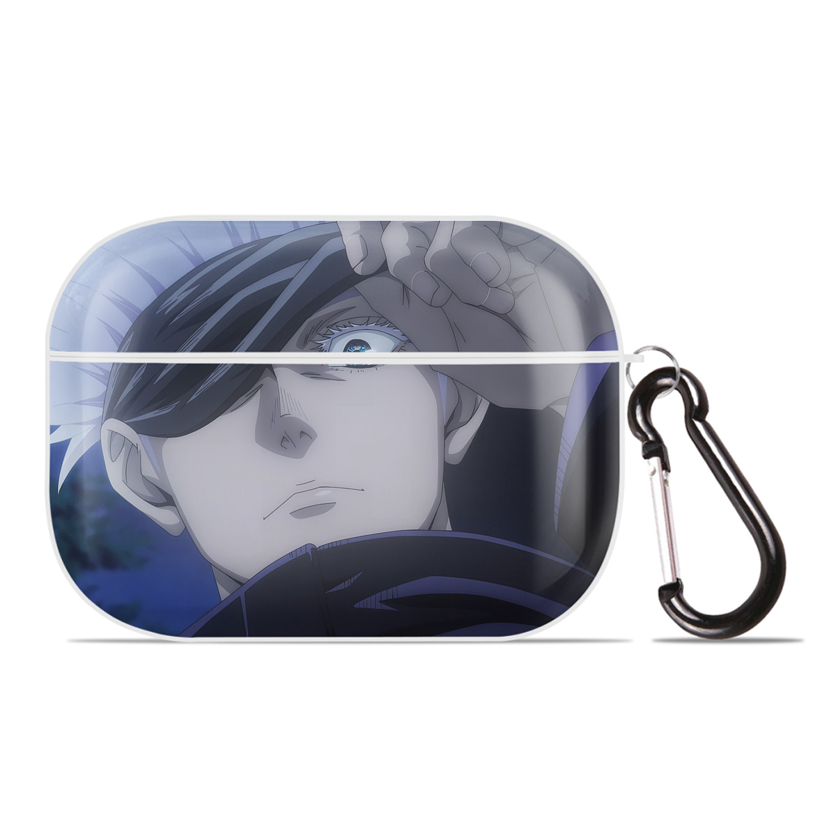 （画像用） 呪術廻戦 Jujutsu Kaisen 【AirPods Pro用】ハードシェル保護ケース 耐衝撃・防指紋・カラビナ付き商品仕様