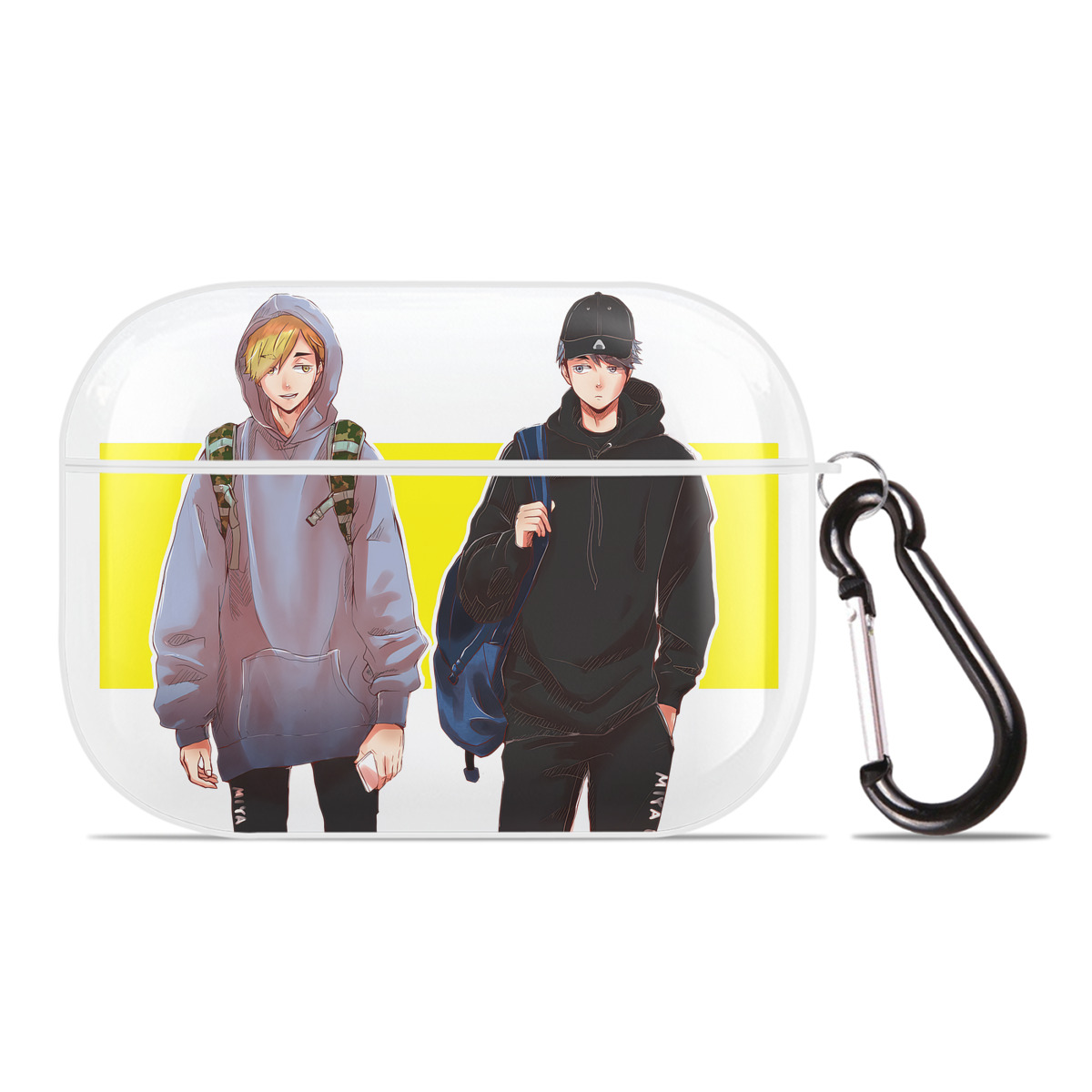 （画像用） 呪術廻戦 Jujutsu Kaisen 【AirPods Pro用】ハードシェル保護ケース 耐衝撃・防指紋・カラビナ付き商品仕様