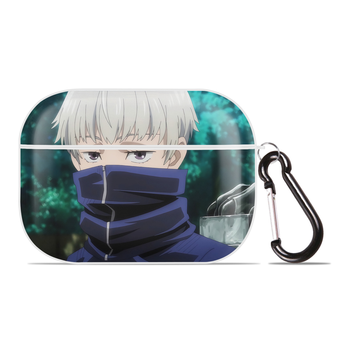 （画像用） 呪術廻戦 Jujutsu Kaisen 【AirPods Pro用】ハードシェル保護ケース 耐衝撃・防指紋・カラビナ付き商品仕様