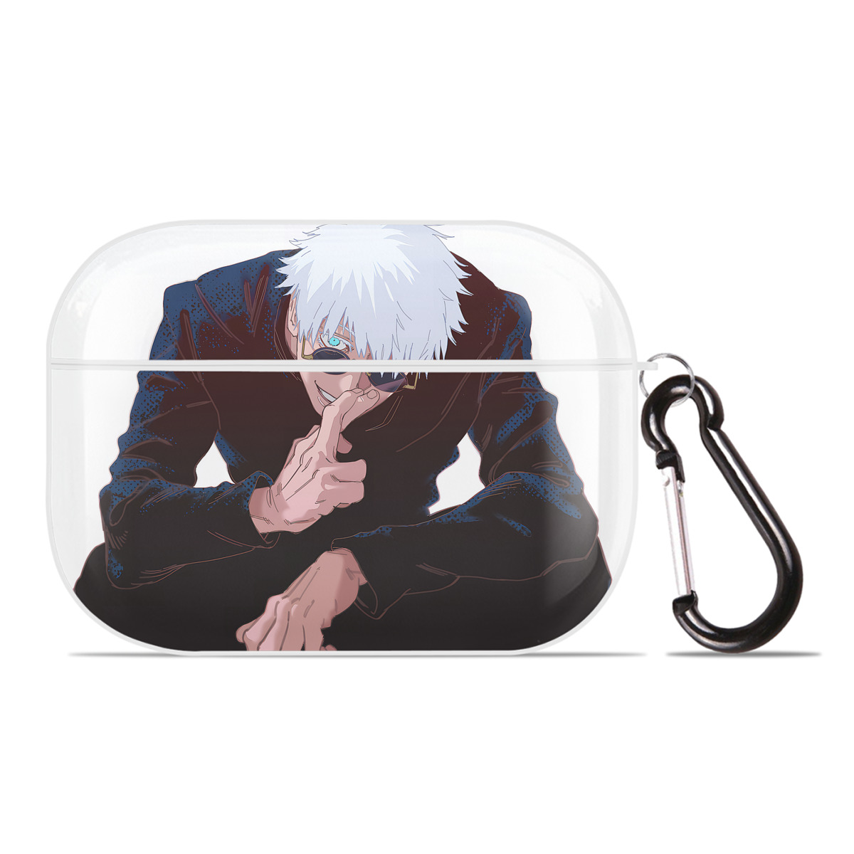 （画像用） 呪術廻戦 Jujutsu Kaisen 【AirPods Pro用】ハードシェル保護ケース 耐衝撃・防指紋・カラビナ付き商品仕様