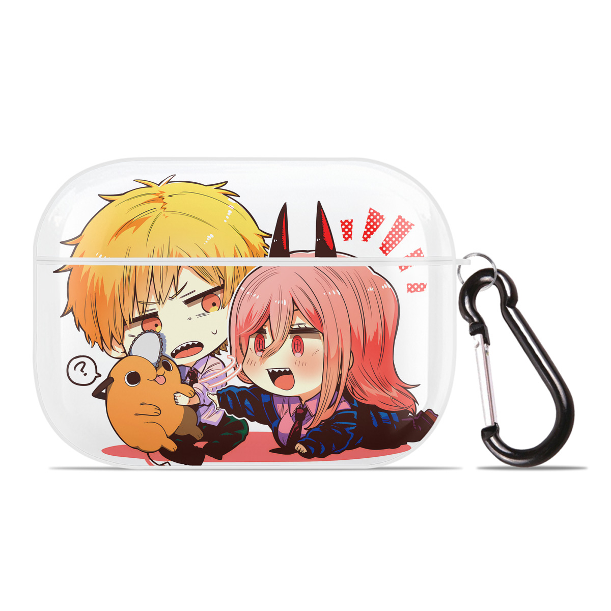 （画像用） 呪術廻戦 Jujutsu Kaisen 【AirPods Pro用】ハードシェル保護ケース 耐衝撃・防指紋・カラビナ付き商品仕様