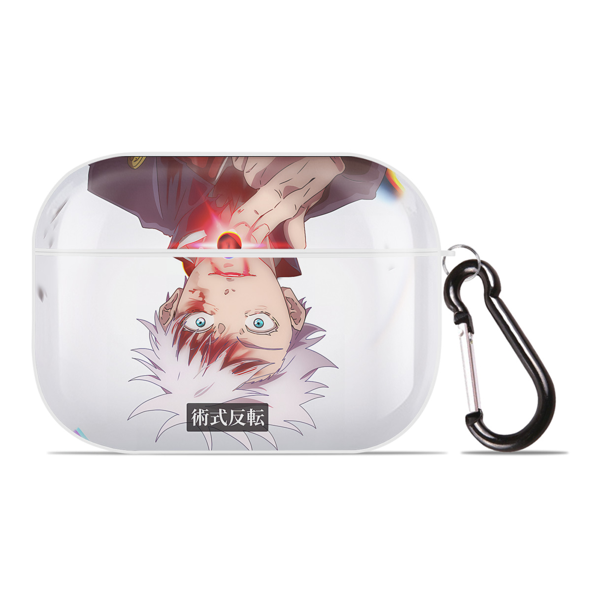 （画像用） 呪術廻戦 Jujutsu Kaisen 【AirPods Pro用】ハードシェル保護ケース 耐衝撃・防指紋・カラビナ付き商品仕様