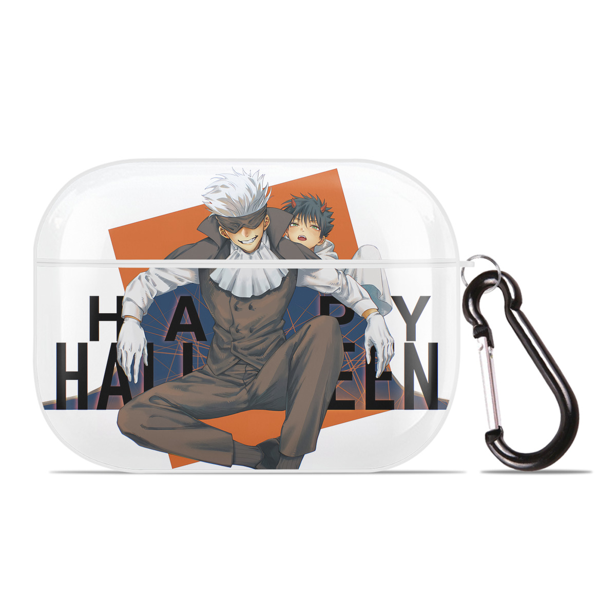 （画像用） 呪術廻戦 Jujutsu Kaisen 【AirPods Pro用】ハードシェル保護ケース 耐衝撃・防指紋・カラビナ付き商品仕様