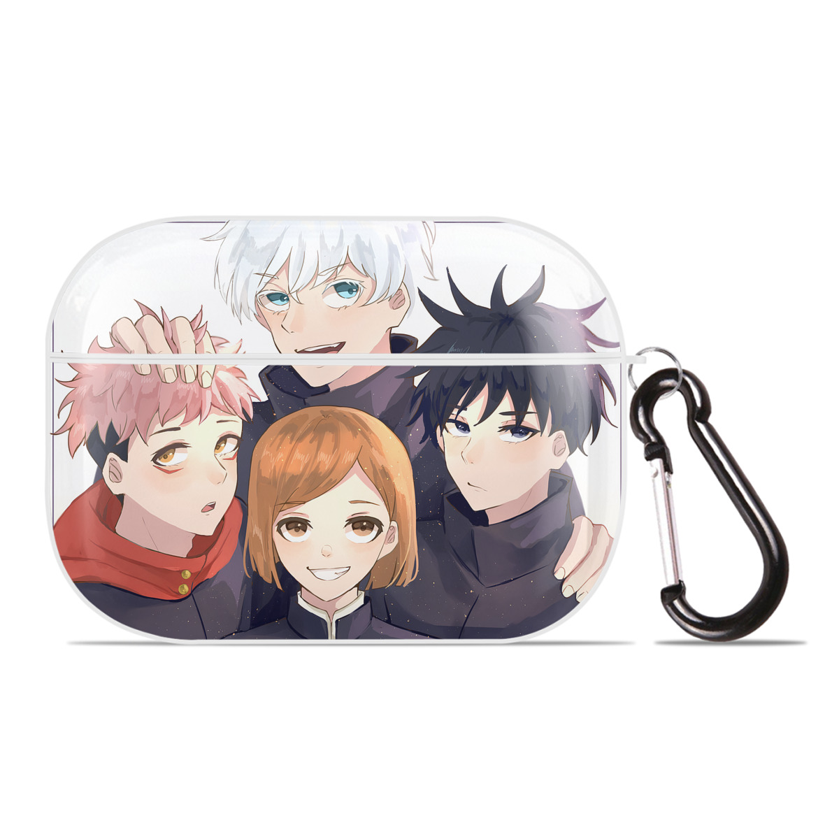 （画像用） 呪術廻戦 Jujutsu Kaisen 【AirPods Pro用】ハードシェル保護ケース 耐衝撃・防指紋・カラビナ付き商品仕様