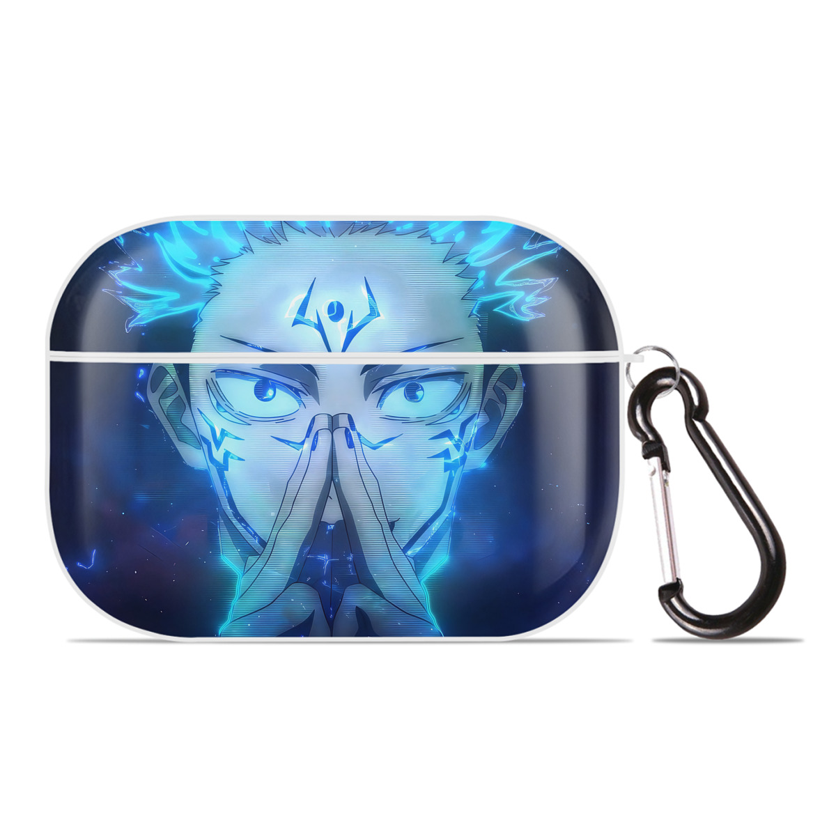 （画像用） 呪術廻戦 Jujutsu Kaisen 【AirPods Pro用】ハードシェル保護ケース 耐衝撃・防指紋・カラビナ付き商品仕様