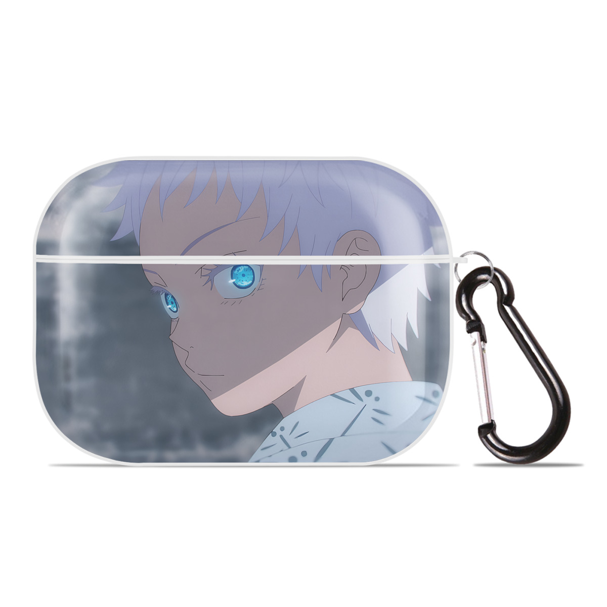 （画像用） 呪術廻戦 Jujutsu Kaisen 【AirPods Pro用】ハードシェル保護ケース 耐衝撃・防指紋・カラビナ付き商品仕様