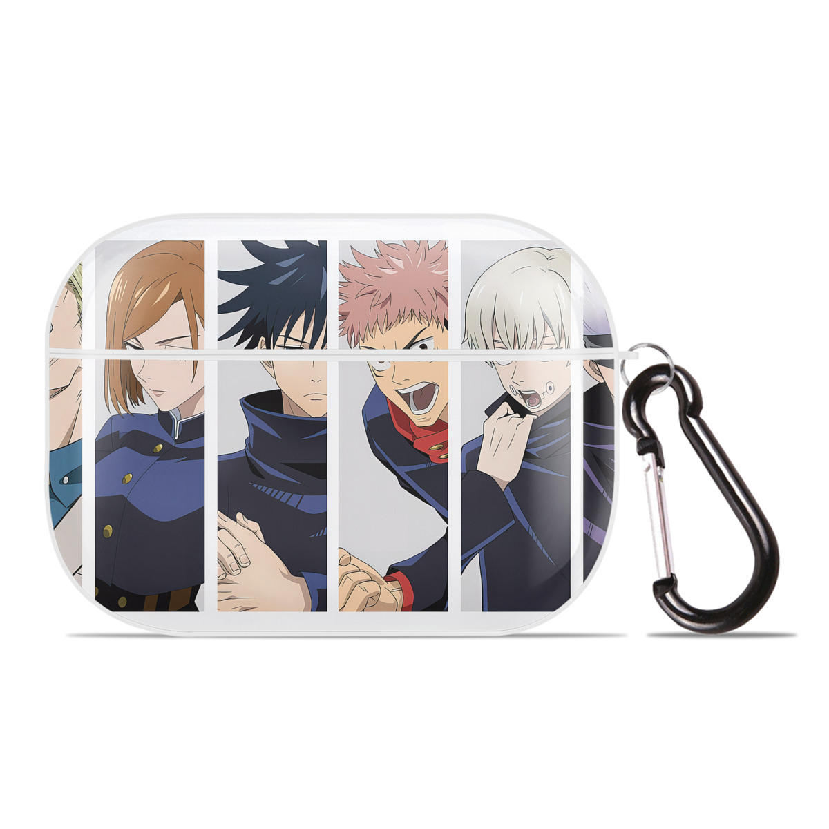 （画像用） 呪術廻戦 Jujutsu Kaisen 【AirPods Pro用】ハードシェル保護ケース 耐衝撃・防指紋・カラビナ付き商品仕様