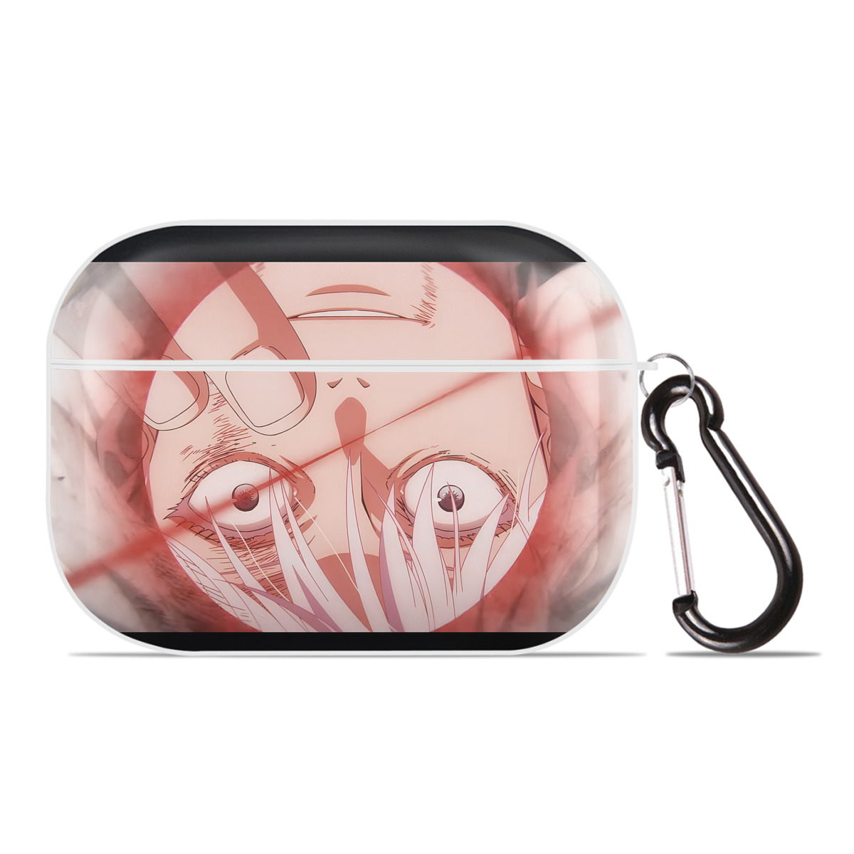 （画像用） 呪術廻戦 Jujutsu Kaisen 【AirPods Pro用】ハードシェル保護ケース 耐衝撃・防指紋・カラビナ付き商品仕様