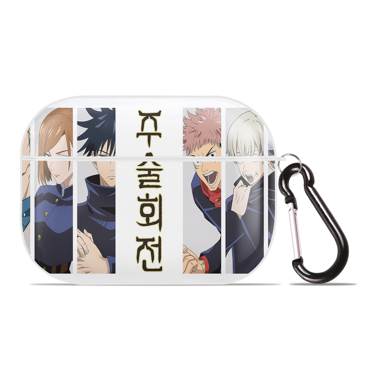 （画像用） 呪術廻戦 Jujutsu Kaisen 【AirPods Pro用】ハードシェル保護ケース 耐衝撃・防指紋・カラビナ付き商品仕様