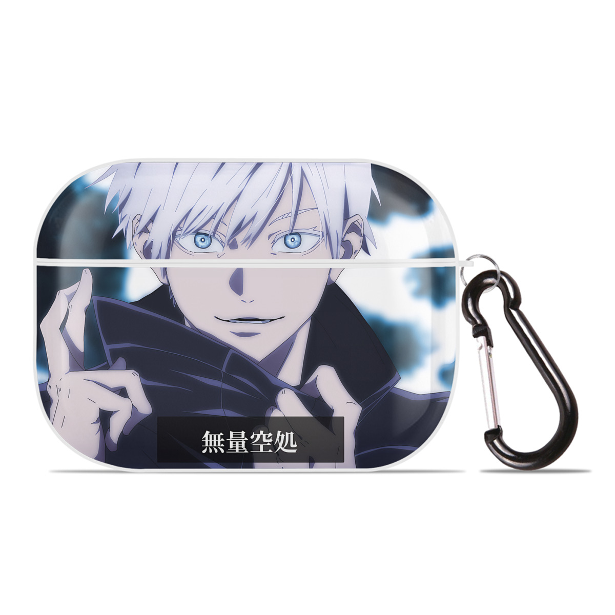 （画像用） 呪術廻戦 Jujutsu Kaisen 【AirPods Pro用】ハードシェル保護ケース 耐衝撃・防指紋・カラビナ付き商品仕様