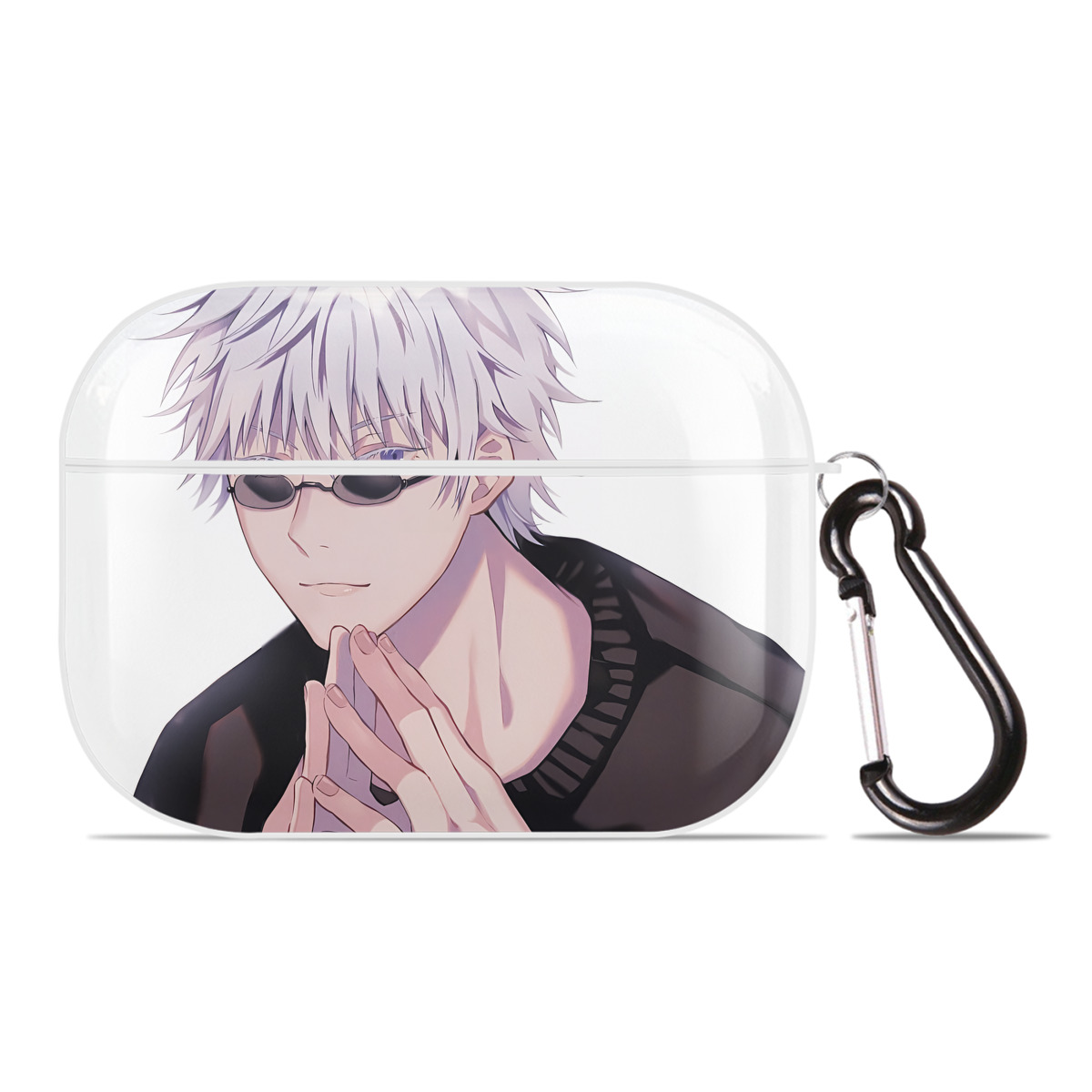 （画像用） 呪術廻戦 Jujutsu Kaisen 【AirPods Pro用】ハードシェル保護ケース 耐衝撃・防指紋・カラビナ付き商品仕様