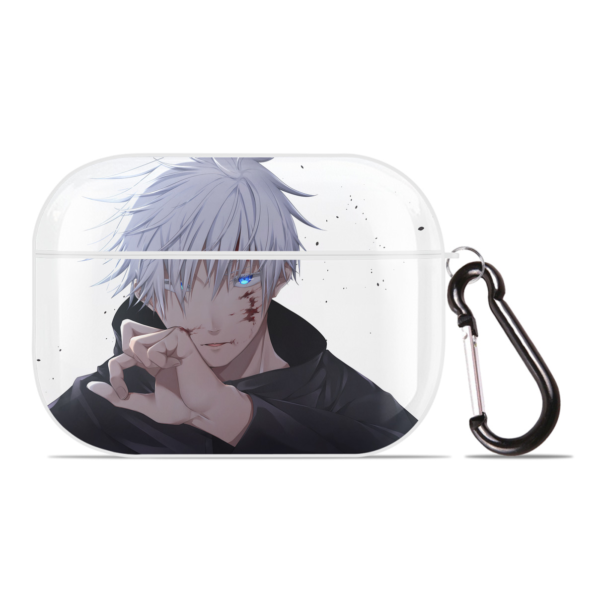 （画像用） 呪術廻戦 Jujutsu Kaisen 【AirPods Pro用】ハードシェル保護ケース 耐衝撃・防指紋・カラビナ付き商品仕様