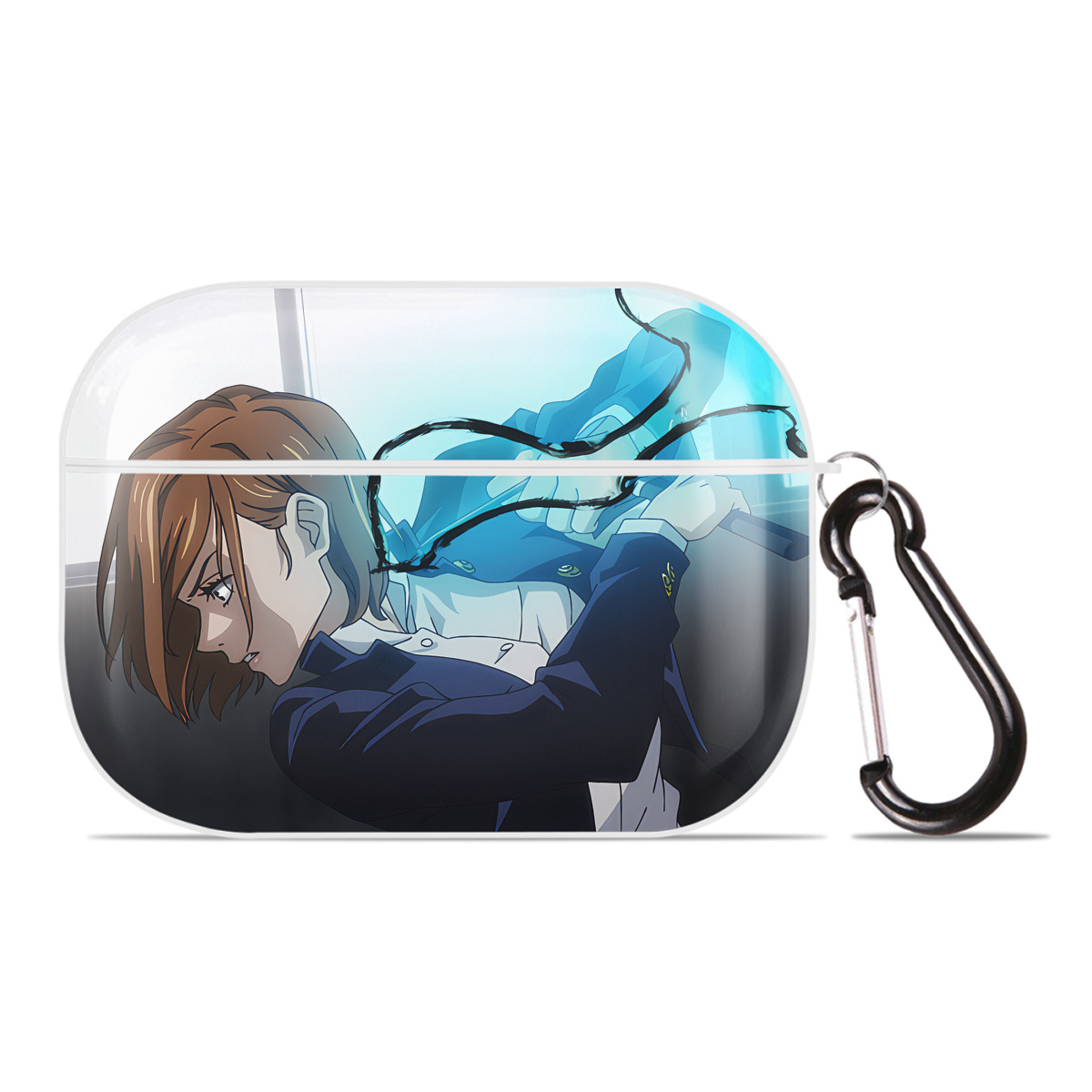 （画像用） 呪術廻戦 Jujutsu Kaisen 【AirPods Pro用】ハードシェル保護ケース 耐衝撃・防指紋・カラビナ付き商品仕様