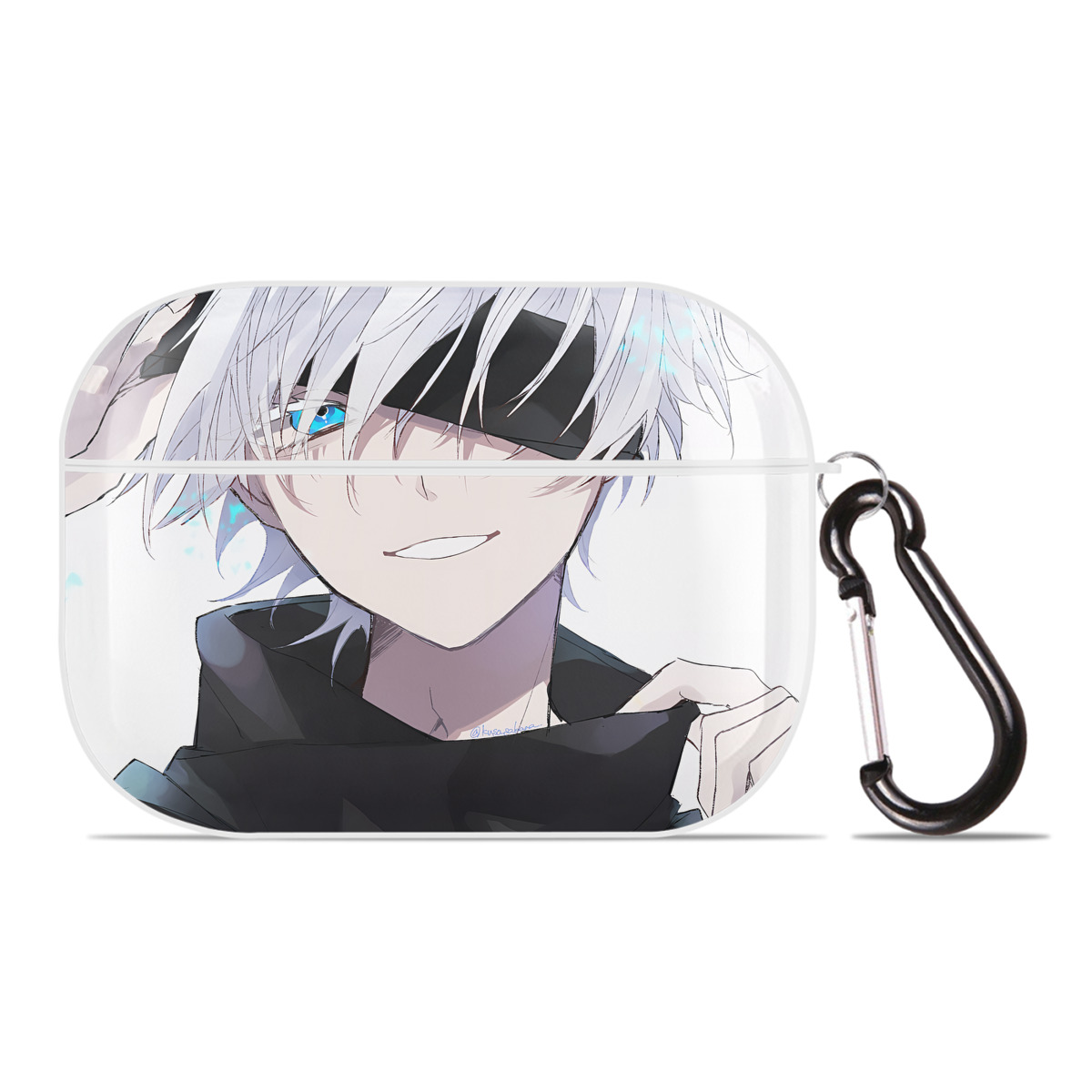 （画像用） 呪術廻戦 Jujutsu Kaisen 【AirPods Pro用】ハードシェル保護ケース 耐衝撃・防指紋・カラビナ付き商品仕様