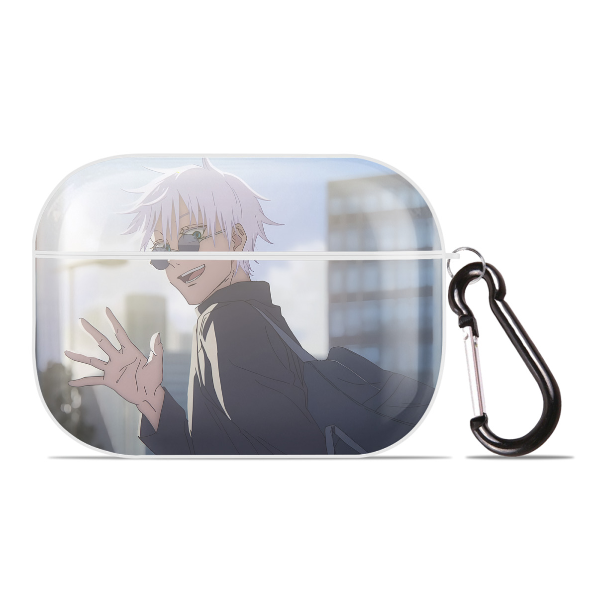 （画像用） 呪術廻戦 Jujutsu Kaisen 【AirPods Pro用】ハードシェル保護ケース 耐衝撃・防指紋・カラビナ付き商品仕様