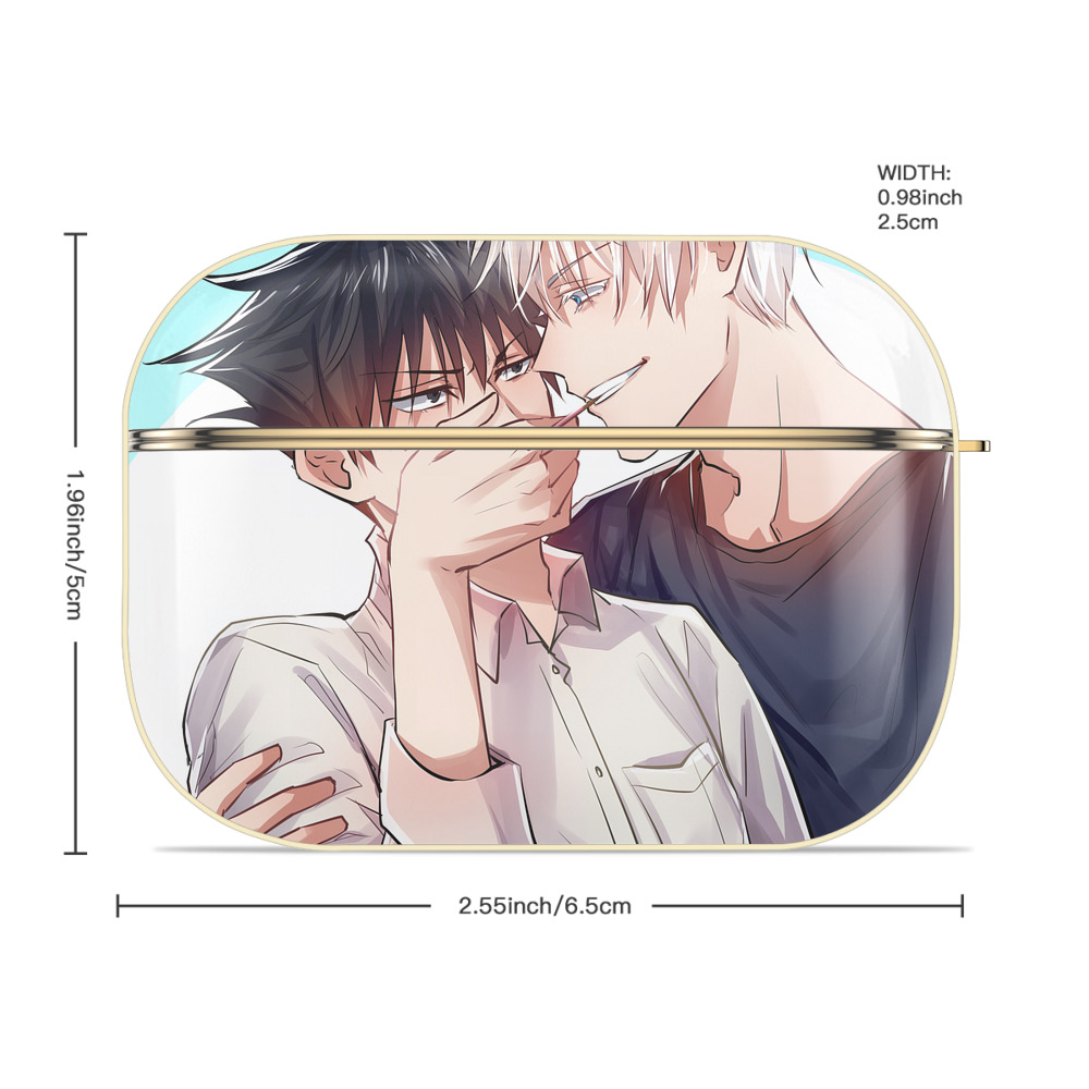 呪術廻戦 Jujutsu Kaisen 【AirPods Pro用】ハードシェル保護ケース｜耐衝撃・防指紋・カラビナ付き商品仕様