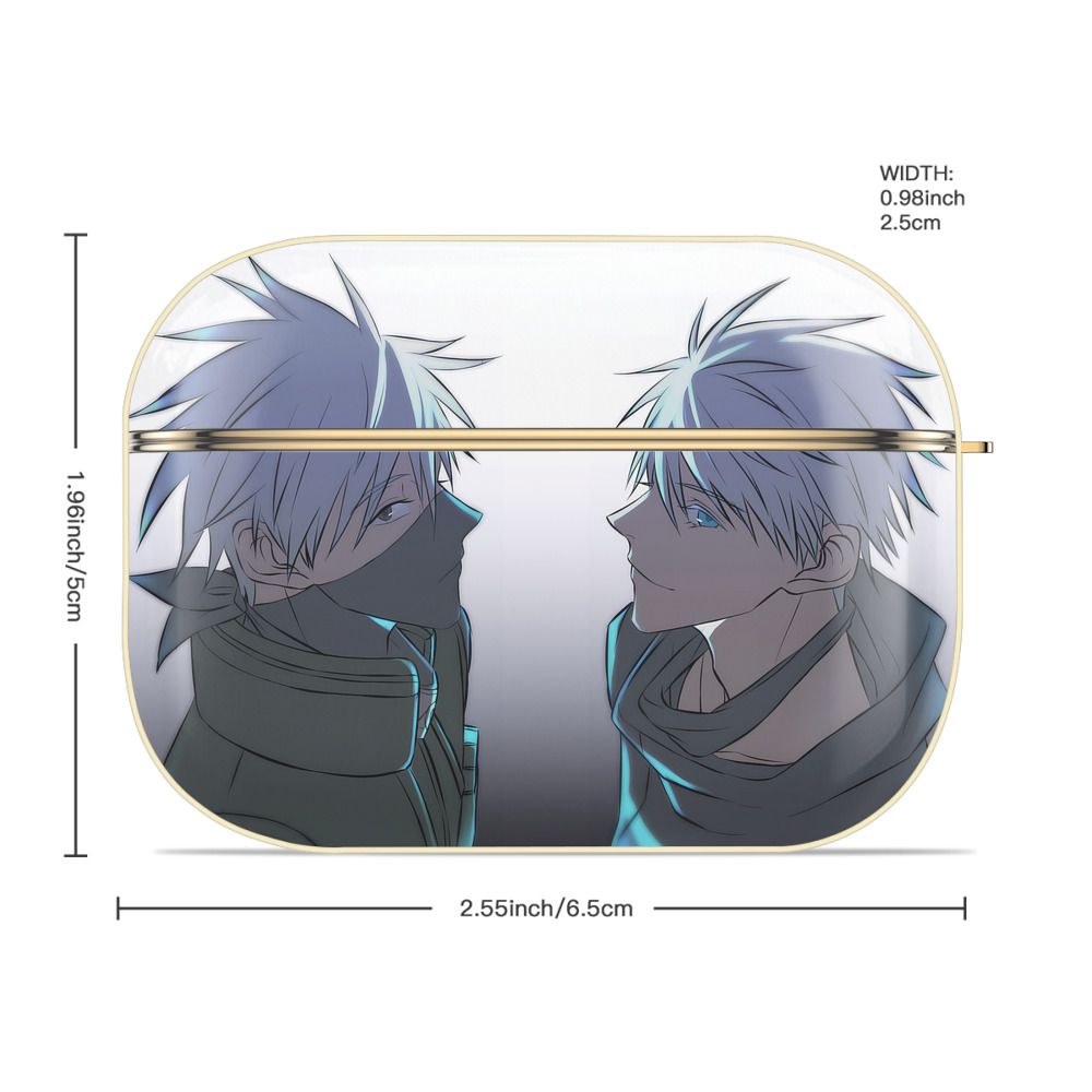 呪術廻戦 Jujutsu Kaisen 【AirPods Pro用】ハードシェル保護ケース｜耐衝撃・防指紋・カラビナ付き商品仕様