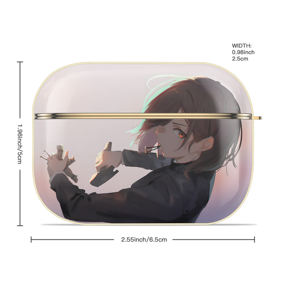 呪術廻戦 Jujutsu Kaisen 【AirPods Pro用】ハードシェル保護ケース｜耐衝撃・防指紋・カラビナ付き商品仕様