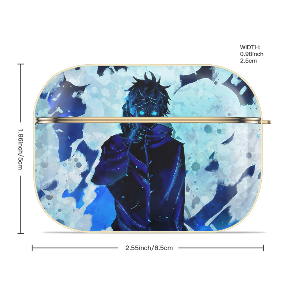 呪術廻戦 Jujutsu Kaisen 【AirPods Pro用】ハードシェル保護ケース｜耐衝撃・防指紋・カラビナ付き商品仕様