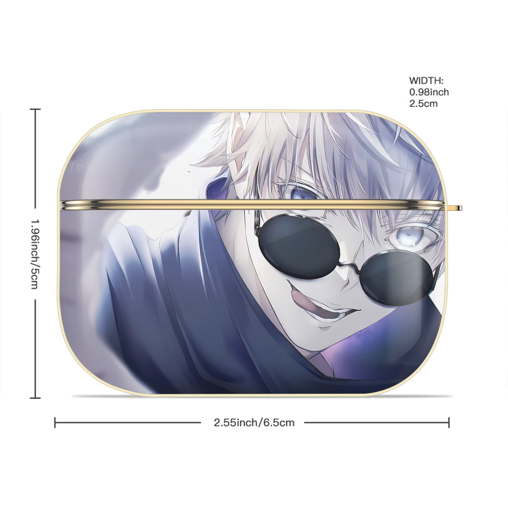 呪術廻戦 Jujutsu Kaisen 【AirPods Pro用】ハードシェル保護ケース｜耐衝撃・防指紋・カラビナ付き商品仕様