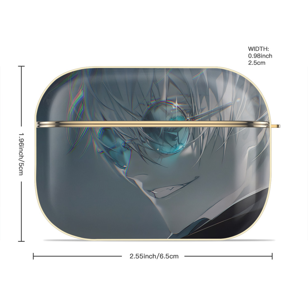 呪術廻戦 Jujutsu Kaisen 【AirPods Pro用】ハードシェル保護ケース｜耐衝撃・防指紋・カラビナ付き商品仕様