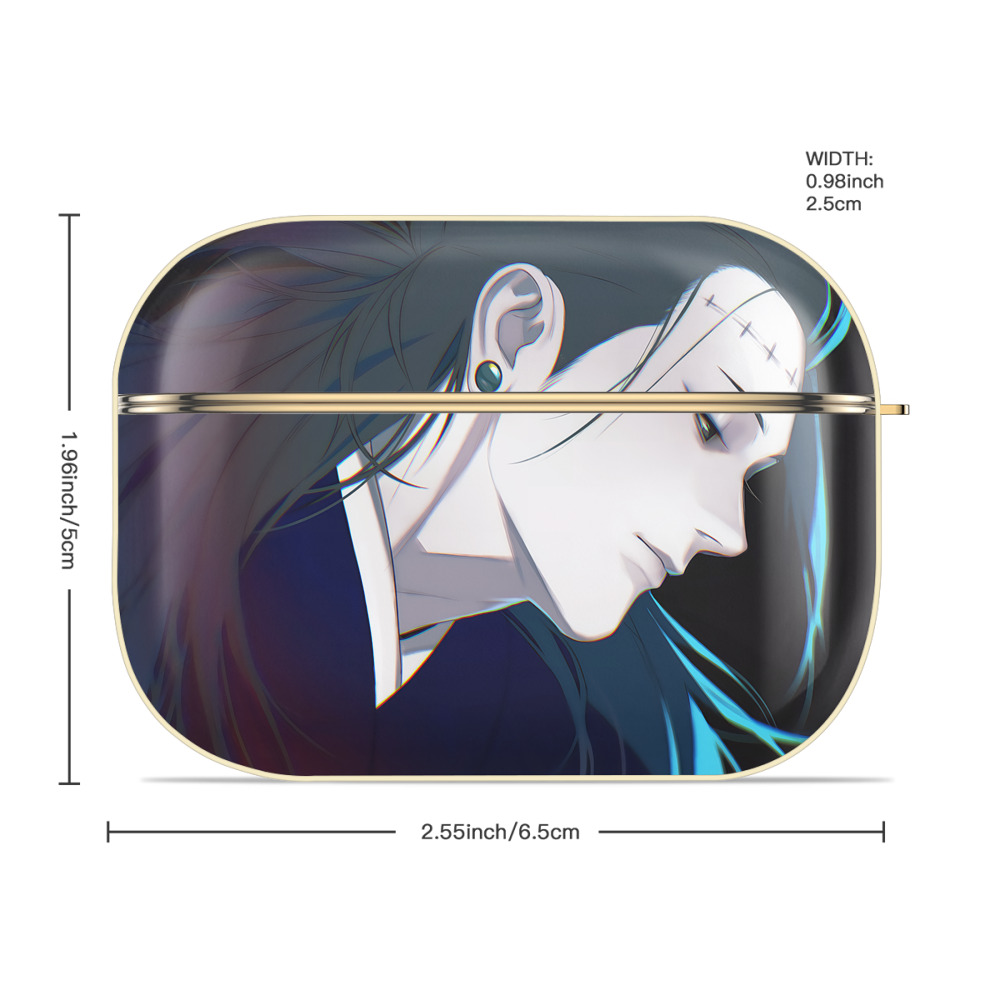 呪術廻戦 Jujutsu Kaisen 【AirPods Pro用】ハードシェル保護ケース｜耐衝撃・防指紋・カラビナ付き商品仕様