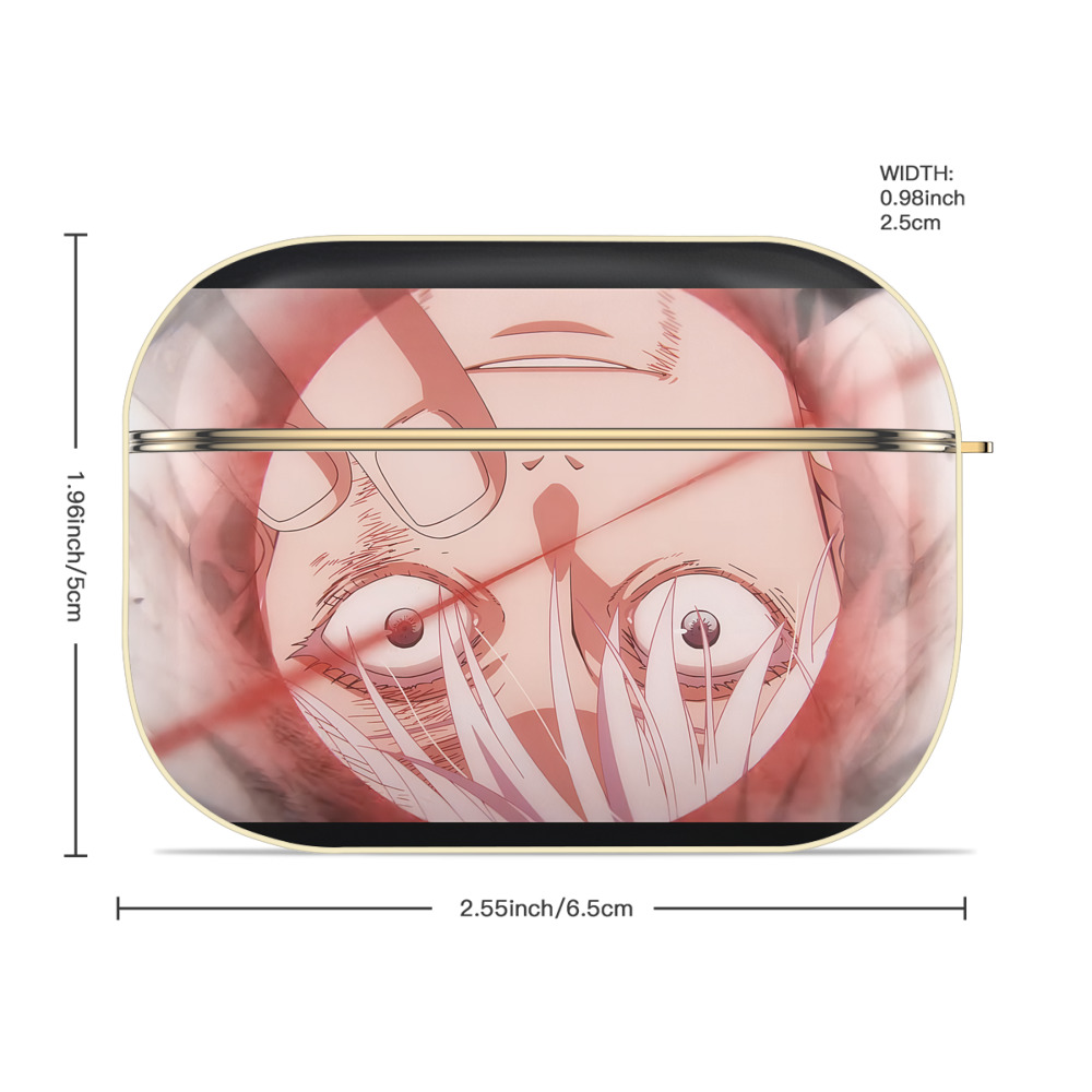 呪術廻戦 Jujutsu Kaisen 【AirPods Pro用】ハードシェル保護ケース｜耐衝撃・防指紋・カラビナ付き商品仕様