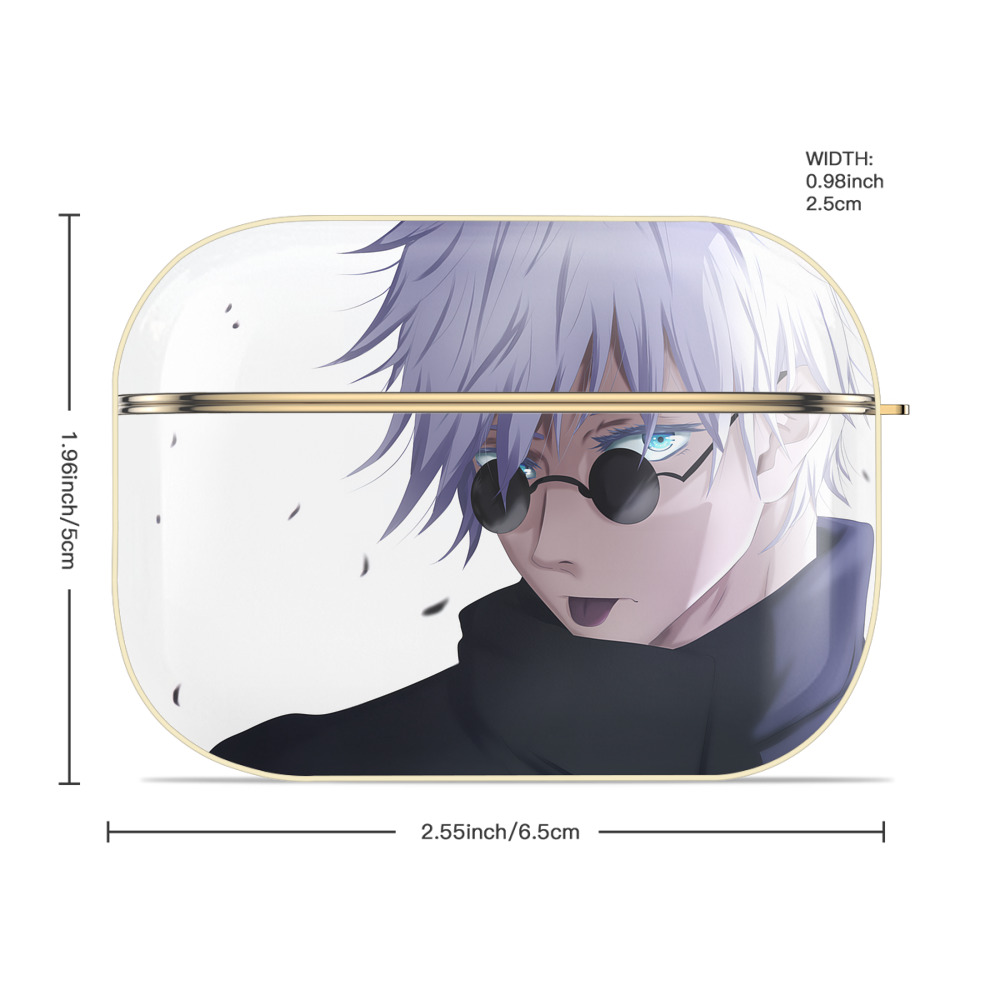 呪術廻戦 Jujutsu Kaisen 【AirPods Pro用】ハードシェル保護ケース｜耐衝撃・防指紋・カラビナ付き商品仕様