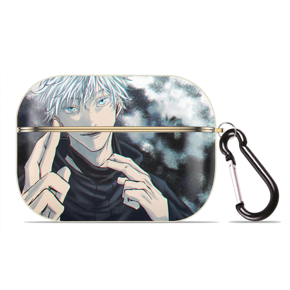 （画像用） 呪術廻戦 Jujutsu Kaisen 【AirPods Pro用】ハードシェル保護ケース｜耐衝撃・防指紋・カラビナ付き商品仕様