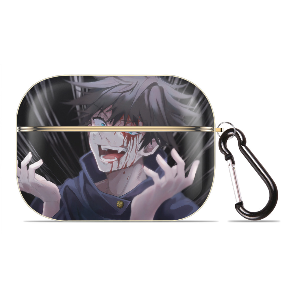 （画像用） 呪術廻戦 Jujutsu Kaisen 【AirPods Pro用】ハードシェル保護ケース｜耐衝撃・防指紋・カラビナ付き商品仕様