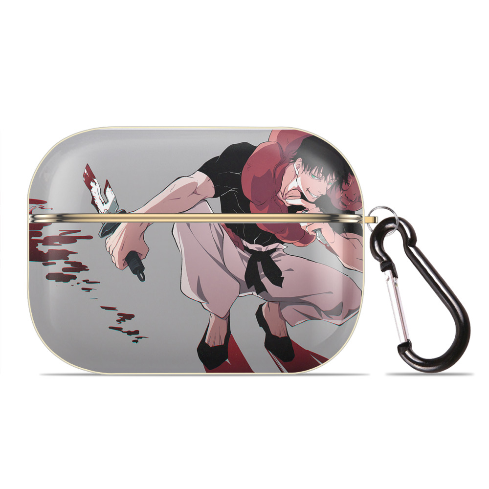 （画像用） 呪術廻戦 Jujutsu Kaisen 【AirPods Pro用】ハードシェル保護ケース｜耐衝撃・防指紋・カラビナ付き商品仕様