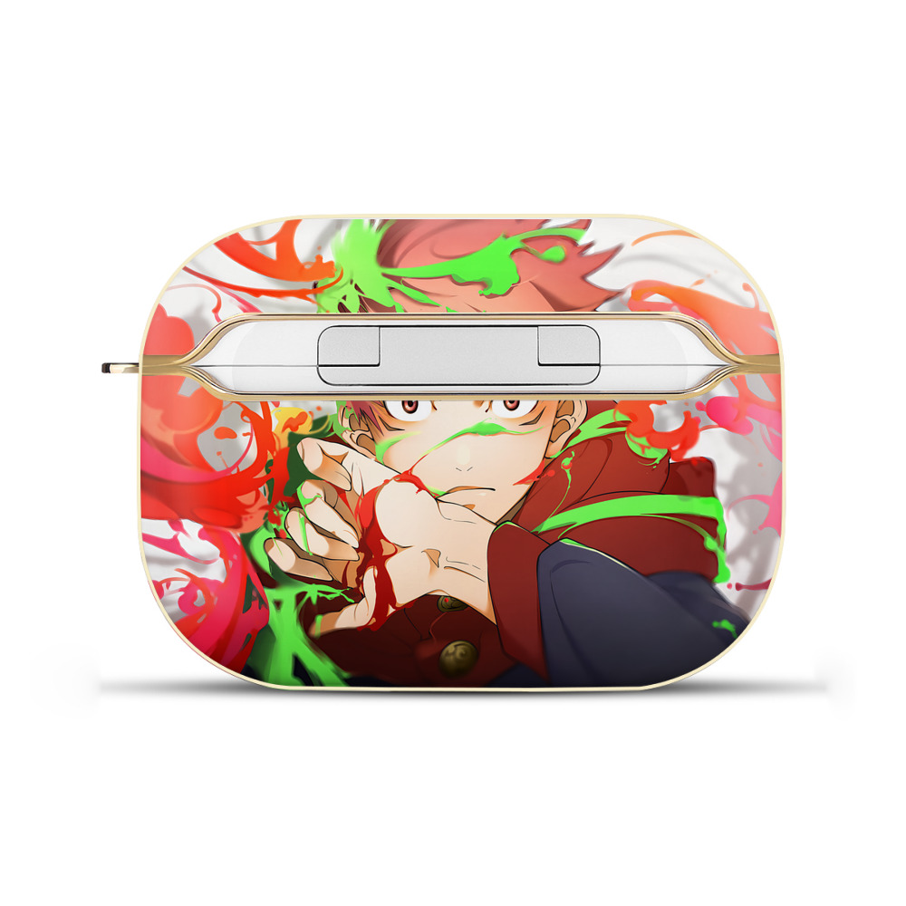 （画像用） 呪術廻戦 Jujutsu Kaisen 【AirPods Pro用】ハードシェル保護ケース｜耐衝撃・防指紋・カラビナ付き商品仕様