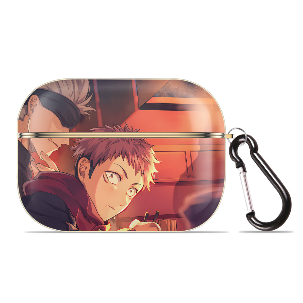 （画像用） 呪術廻戦 Jujutsu Kaisen 【AirPods Pro用】ハードシェル保護ケース｜耐衝撃・防指紋・カラビナ付き商品仕様