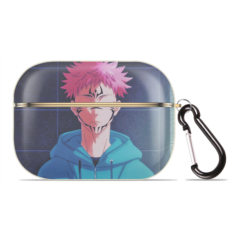 （画像用） 呪術廻戦 Jujutsu Kaisen 【AirPods Pro用】ハードシェル保護ケース｜耐衝撃・防指紋・カラビナ付き商品仕様