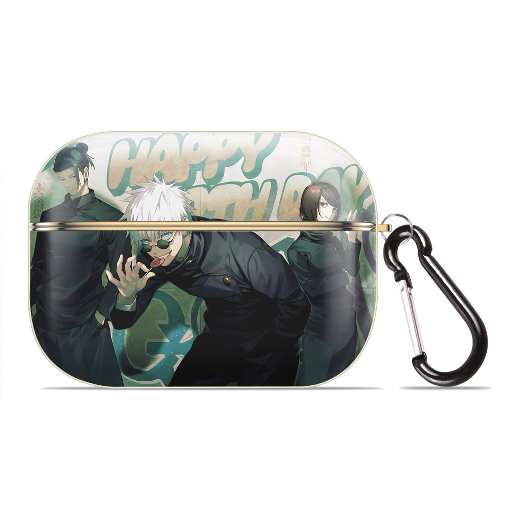 （画像用） 呪術廻戦 Jujutsu Kaisen 【AirPods Pro用】ハードシェル保護ケース｜耐衝撃・防指紋・カラビナ付き商品仕様