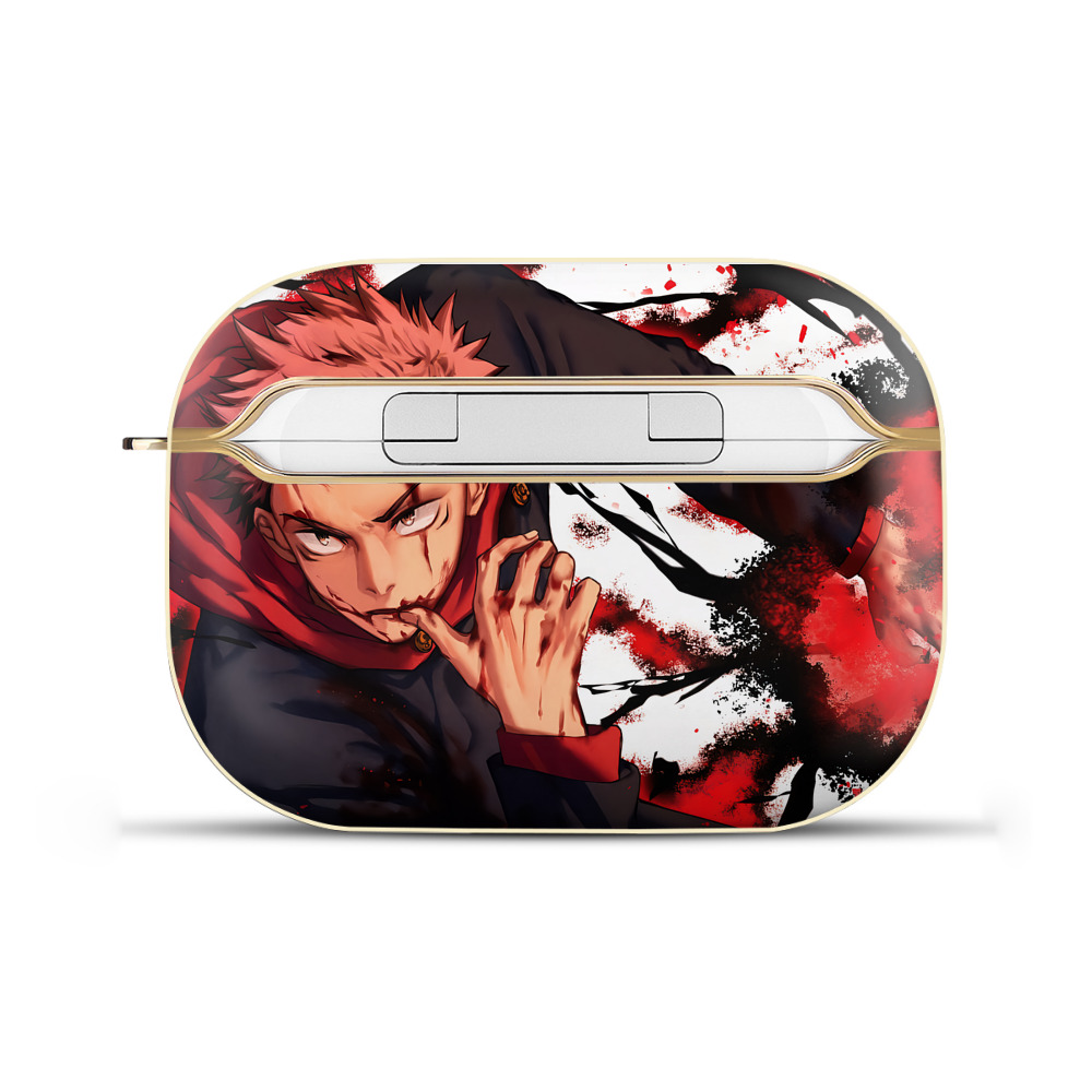 （画像用） 呪術廻戦 Jujutsu Kaisen 【AirPods Pro用】ハードシェル保護ケース｜耐衝撃・防指紋・カラビナ付き商品仕様