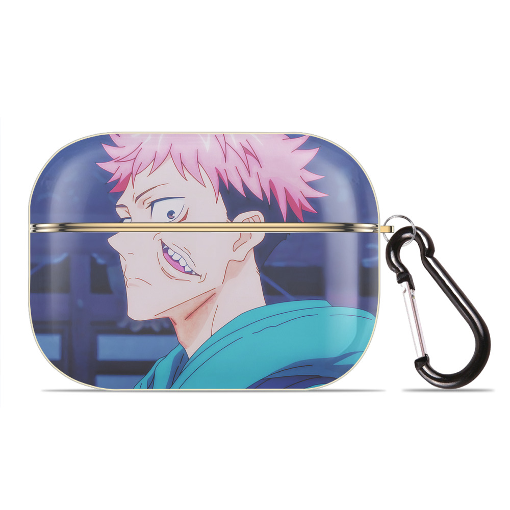 （画像用） 呪術廻戦 Jujutsu Kaisen 【AirPods Pro用】ハードシェル保護ケース｜耐衝撃・防指紋・カラビナ付き商品仕様