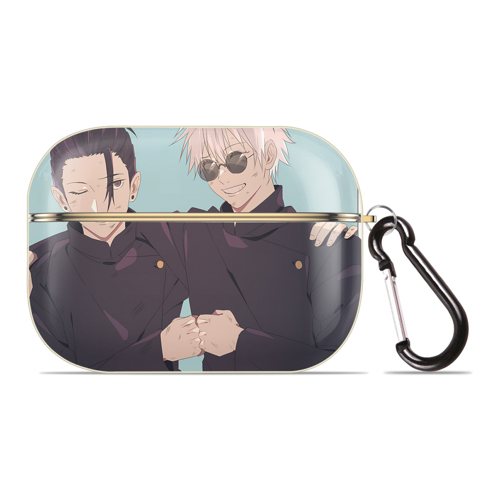 （画像用） 呪術廻戦 Jujutsu Kaisen 【AirPods Pro用】ハードシェル保護ケース｜耐衝撃・防指紋・カラビナ付き商品仕様