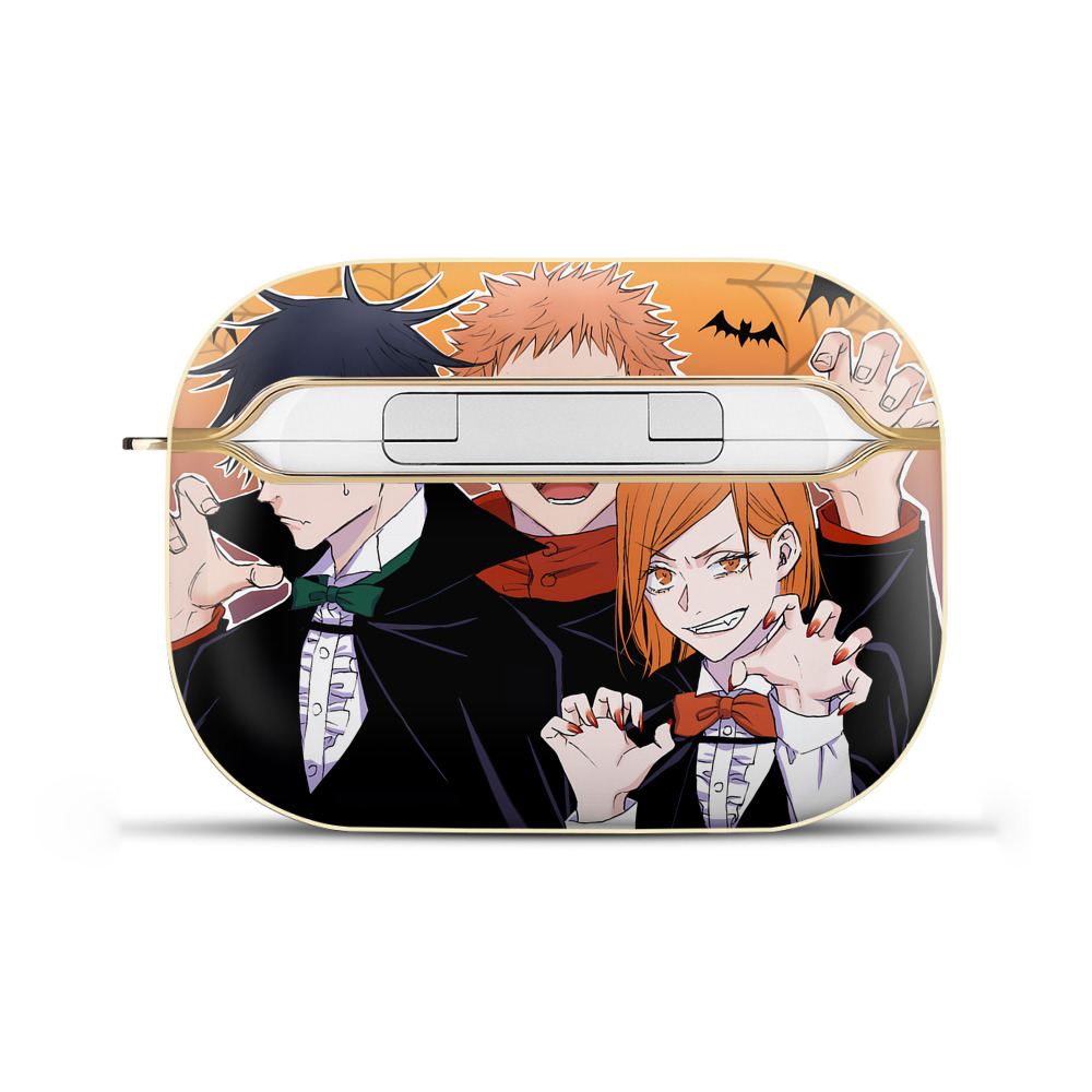 （画像用） 呪術廻戦 Jujutsu Kaisen 【AirPods Pro用】ハードシェル保護ケース｜耐衝撃・防指紋・カラビナ付き商品仕様