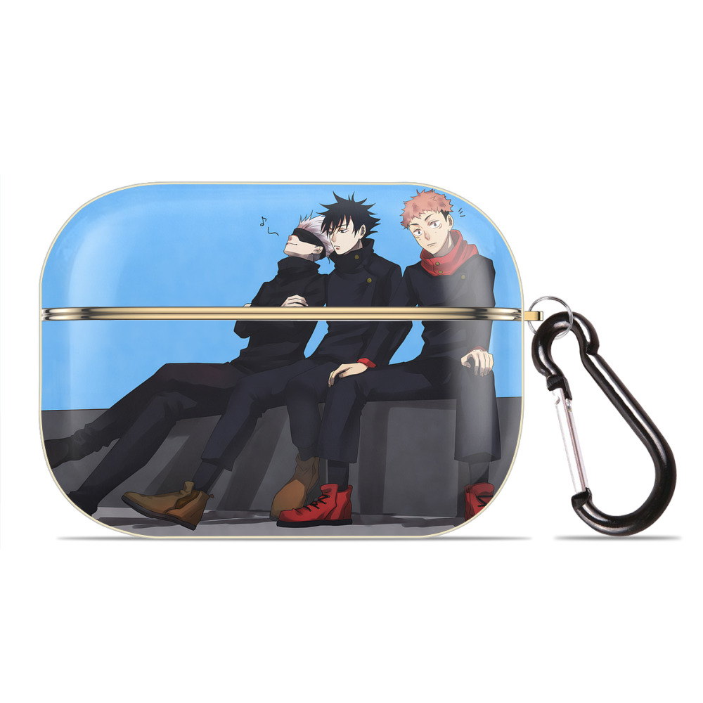 （画像用） 呪術廻戦 Jujutsu Kaisen 【AirPods Pro用】ハードシェル保護ケース｜耐衝撃・防指紋・カラビナ付き商品仕様