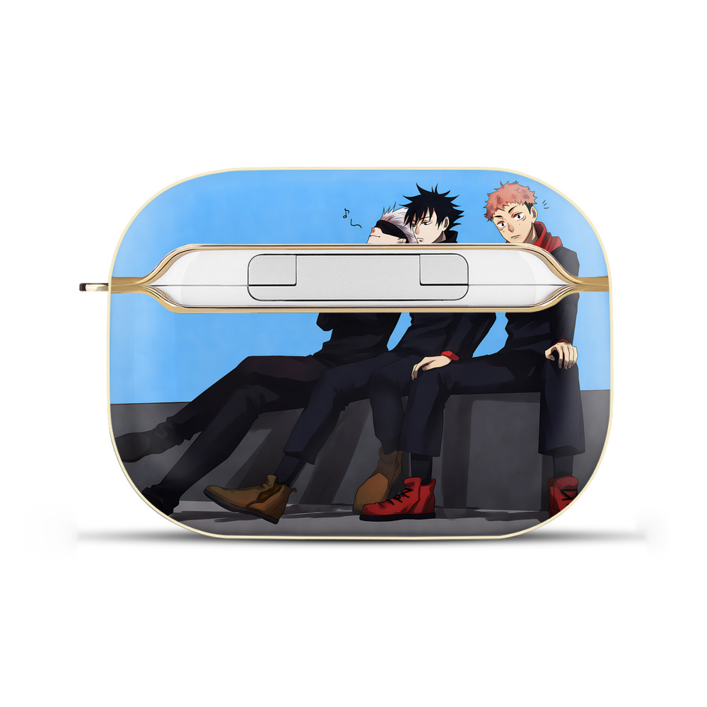（画像用） 呪術廻戦 Jujutsu Kaisen 【AirPods Pro用】ハードシェル保護ケース｜耐衝撃・防指紋・カラビナ付き商品仕様