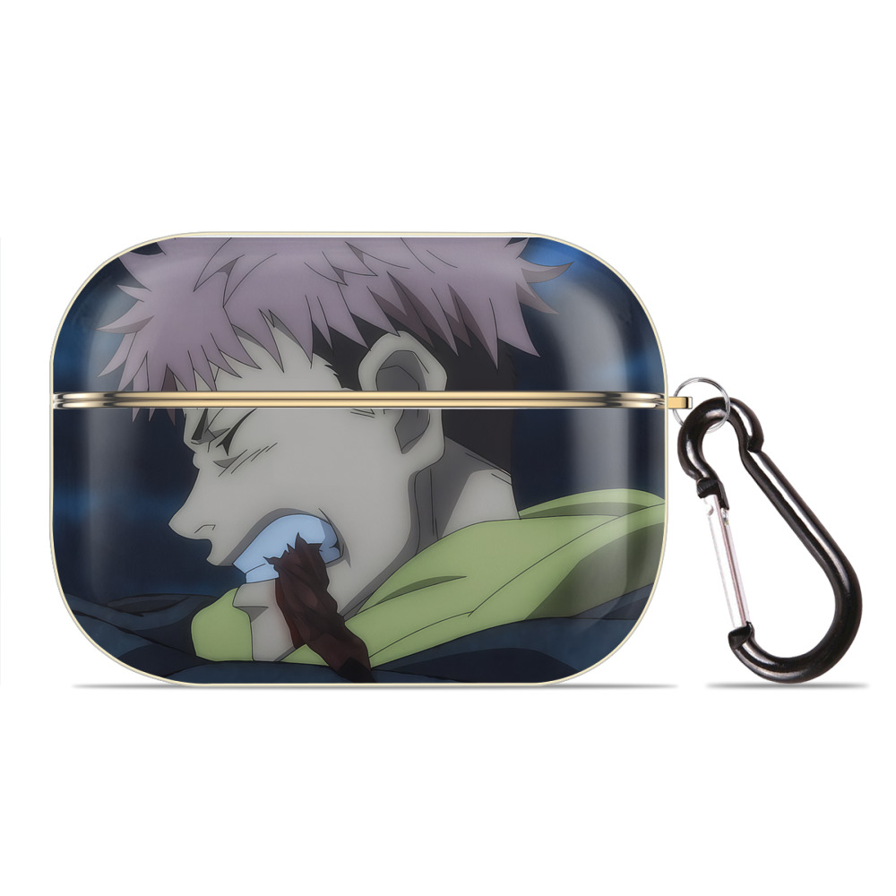 （画像用） 呪術廻戦 Jujutsu Kaisen 【AirPods Pro用】ハードシェル保護ケース｜耐衝撃・防指紋・カラビナ付き商品仕様