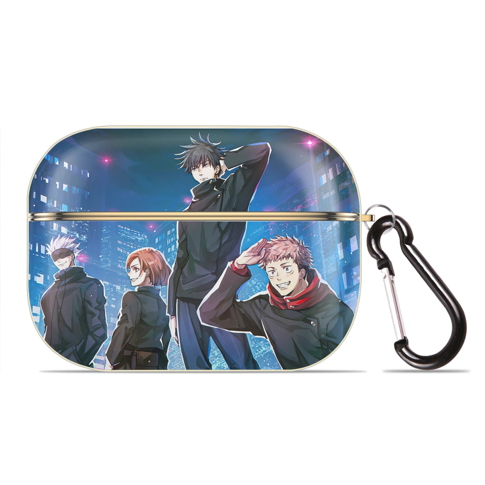 （画像用） 呪術廻戦 Jujutsu Kaisen 【AirPods Pro用】ハードシェル保護ケース｜耐衝撃・防指紋・カラビナ付き商品仕様