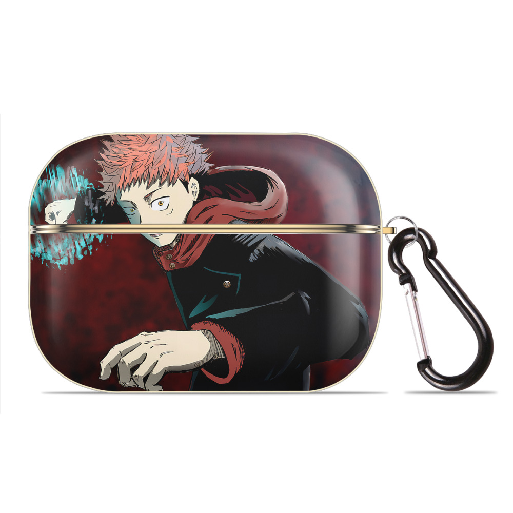 （画像用） 呪術廻戦 Jujutsu Kaisen 【AirPods Pro用】ハードシェル保護ケース｜耐衝撃・防指紋・カラビナ付き商品仕様