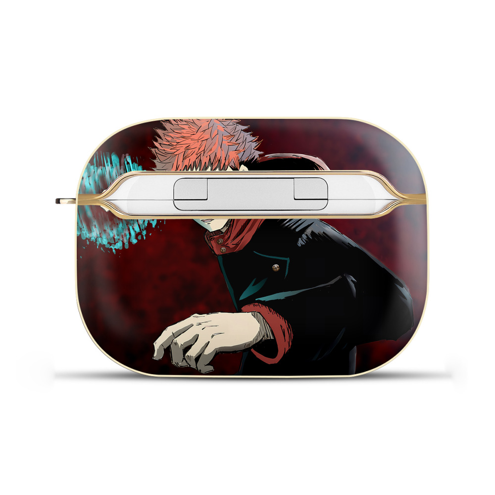 （画像用） 呪術廻戦 Jujutsu Kaisen 【AirPods Pro用】ハードシェル保護ケース｜耐衝撃・防指紋・カラビナ付き商品仕様