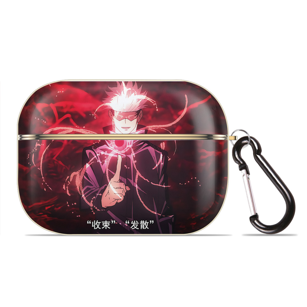 （画像用） 呪術廻戦 Jujutsu Kaisen 【AirPods Pro用】ハードシェル保護ケース｜耐衝撃・防指紋・カラビナ付き商品仕様
