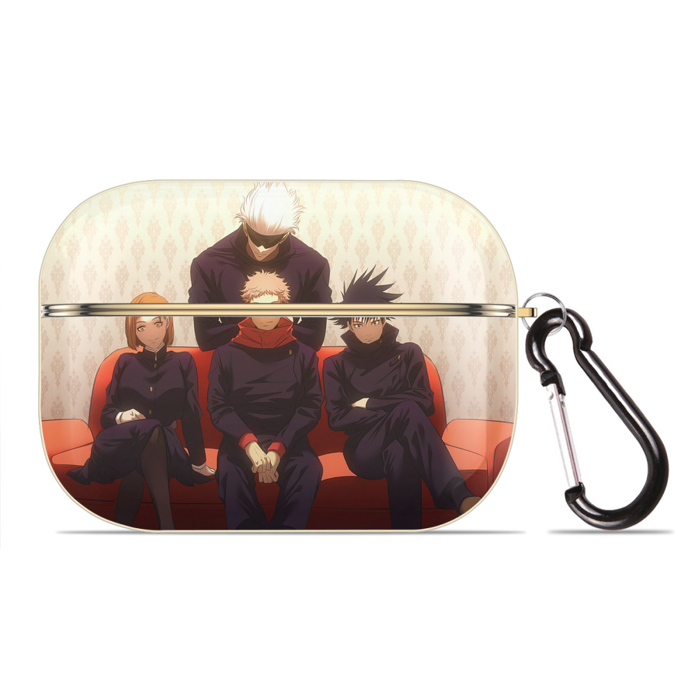 （画像用） 呪術廻戦 Jujutsu Kaisen 【AirPods Pro用】ハードシェル保護ケース｜耐衝撃・防指紋・カラビナ付き商品仕様