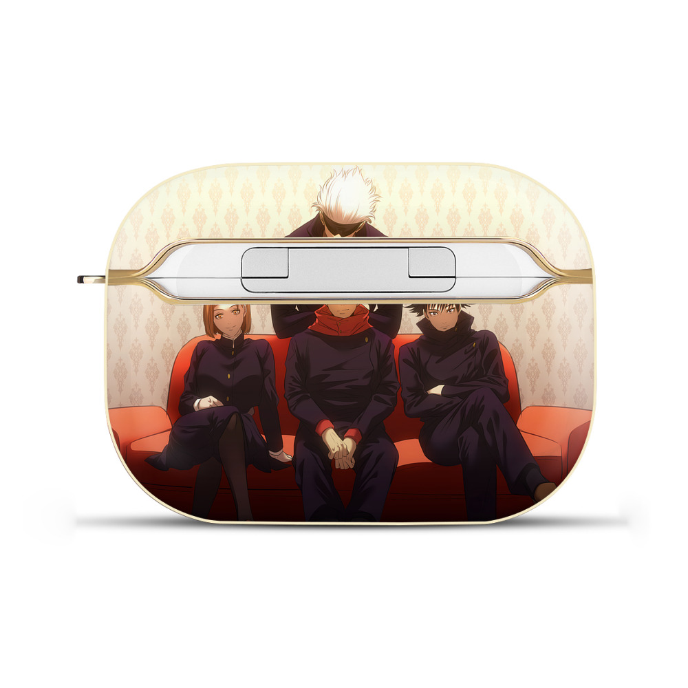 （画像用） 呪術廻戦 Jujutsu Kaisen 【AirPods Pro用】ハードシェル保護ケース｜耐衝撃・防指紋・カラビナ付き商品仕様