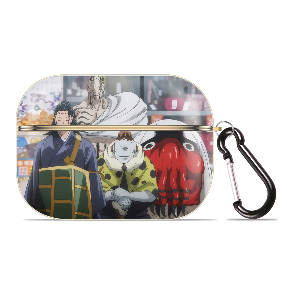 （画像用） 呪術廻戦 Jujutsu Kaisen 【AirPods Pro用】ハードシェル保護ケース｜耐衝撃・防指紋・カラビナ付き商品仕様